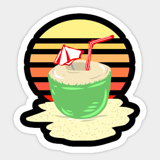 Summer Warm Tropical Sunny Beach Vacation Bathing Sticker